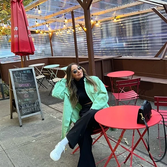 Light Green Button Down from Princess Polly - worn once - Picture 4 of 6